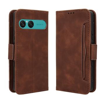 Sony Xperia 10 VII Kortholder Lommebokveske   brun