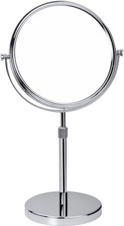 Kriss kosmetikspeil, Ø20 cm, krom