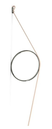 Flos Wirering Vegglampe Rosa/Antricitgrå