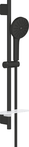 Grohe Vitalio Joy+ dusjsett, vannbesparende, matt sort matte black 600 mm