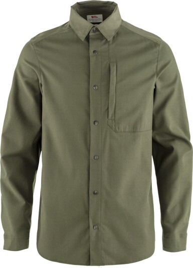 Fjellreven Men"s Keb Trekking Shirt Long Sleeve Laurel Green-laurel Green M