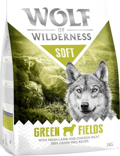 Wolf Of Wilderness "Soft Green Fields" Lam 5 X 1 kg