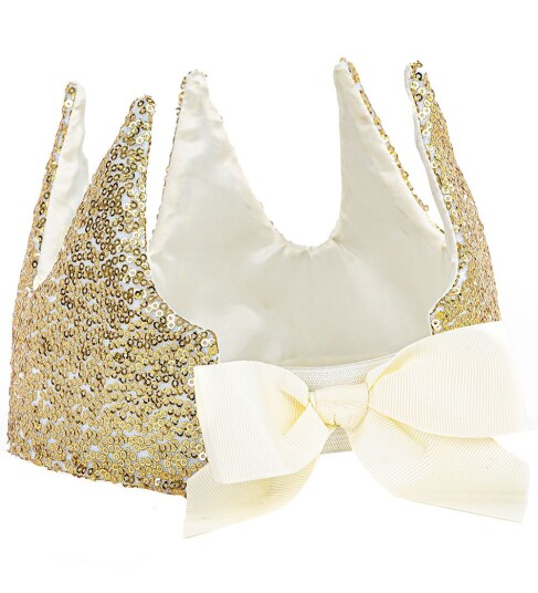 Great Pretenders Kostymer Prinsessekrone Nådig Gold OneSize Kostymer Metallic