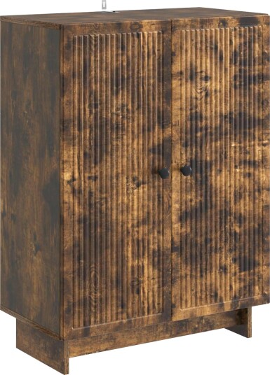 Serviesskap Røkt Eik 66 x 34,5 x 90 cm Konstruert tre Serviesskap Røkt Eik 66 x 34,5 x 90 cm Konstruert tre
