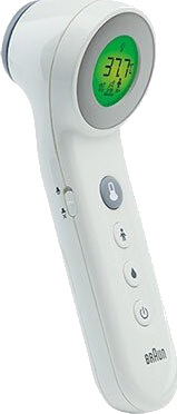 Braun BNT400 3-i-1 berøringsfritt termometer, hvit Braun BNT400 3-i-1 berøringsfritt termometer, hvit