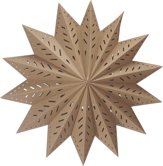 PR Home Alfa julestjerne Brun 50 cm Brun