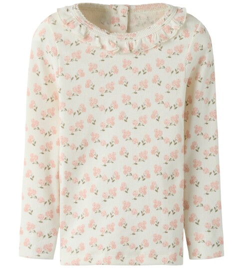 Lil" Atelier Genser NmfGago Coconut Melk/hortensia Lil Atelier 5 år 110 Genser Hvit Rosa