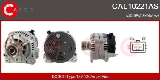CASCO CAL10221AS Dynamo