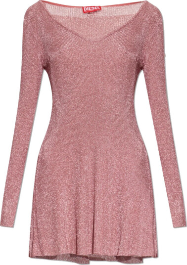 Diesel Dame Kjoler Rosa XL,