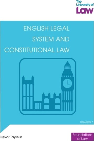 FOL - English Legal System & Constitutional Law 3e FOL - English Legal System & Constitutional Law 3e
