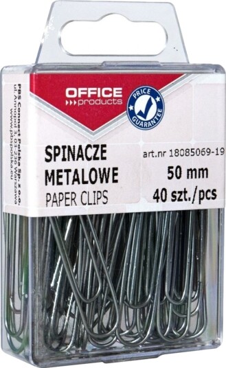 Office Products Office Products Metallstifter Glatte 50 Mm I Eske 40 Stk. Sølv