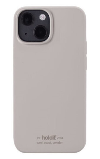 Holdit - Baksidedeksel For Mobiltelefon - Silikon - Musegrått - For Apple Iphone 13 Mini Holdit - Baksidedeksel For Mobiltelefon - Silikon - Musegrått - For Apple Iphone 13 Mini