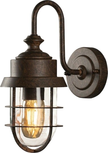 Konstsmide Cerignola Cerignola vegglampe E27 rustfarget.