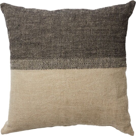 Olsson & Jensen Levi putetrekk 60x60 cm Sort/natur Olsson & Jensen Levi putetrekk 60x60 cm Sort/natur