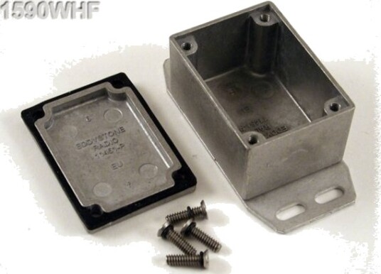 Hammond Electronics 1590WHF 52,5 × 38 × 31 mm Aluminium Natur Kabinett