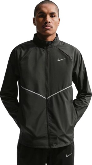 Nike M Nk Uv Rpl Miler Jkt   Black   XXL