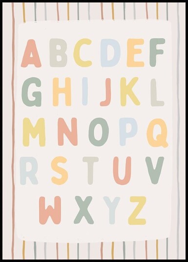 Abc Ratio2x3 Plakat Plakat / 70x100cm