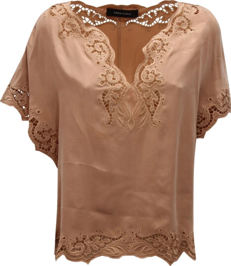 Emma&Gaia Dame Bluser & Skjorter Beige L,