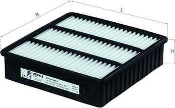 Luftfilter KNECHT LX 1076 Luftfilter KNECHT LX 1076