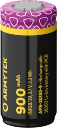 Armytek 18350 Li-ion 900mAh 3,7V Armytek 18350 Li-ion 900mAh 3,7V