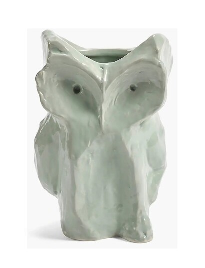 Serax Owl Vase Xs Light Blue After Midnight Grey 
