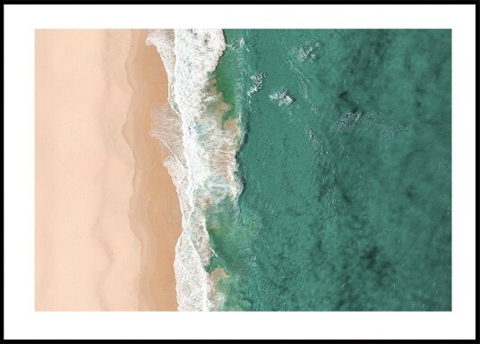 Beach Coastline Plakat Plakat / 70x100cm