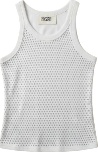 Silvian Heach Dame Topper Hvit L, Silvian Heach Dame Topper Hvit L,
