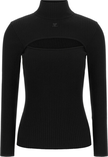 Courrèges Dame Strikkevarer Svart XS,