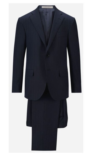Suit Blue Herringbone Suit Blue Herringbone