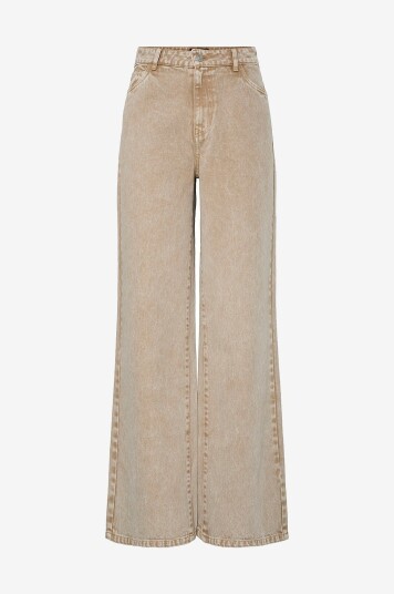pieces   Jeans pcFay MW Wide   Grå