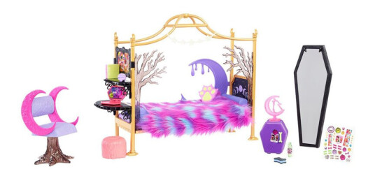 Monster High Clawdeen Soverom Monster High Lekesett Hhk64