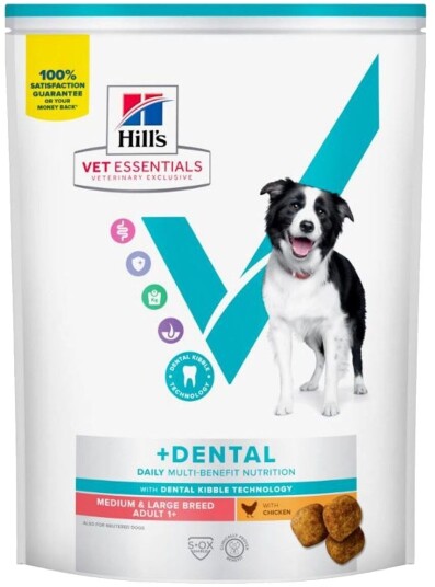 Hill's tørrfôr Ve C Multibenefit + Dental Medium large 2 kg