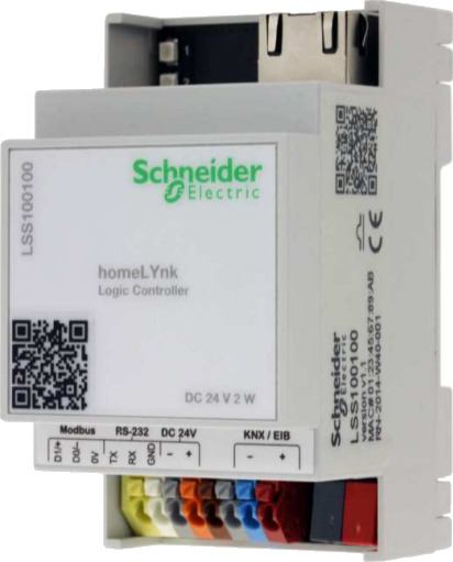 Schneider Electric KNX Multigateway med 150 BACnet-tags Grå Schneider Electric KNX Multigateway med 150 BACnet-tags Grå