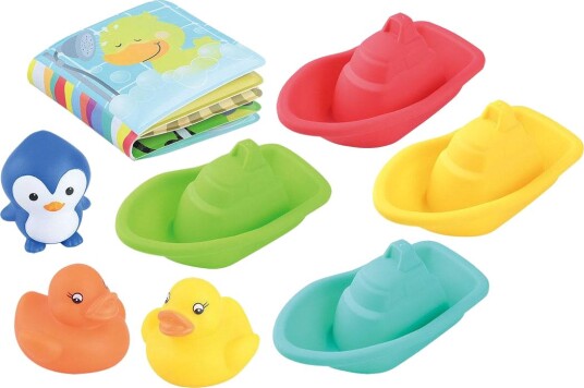 Playgo Bøtter Og Båter Badeleker 6+ Måneder 8 Deler