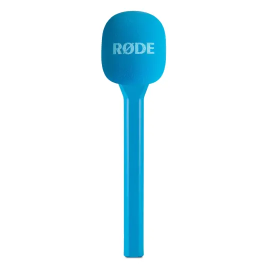 Røde Interview GO håndholdt adapter blå for trådløse mikrofoner