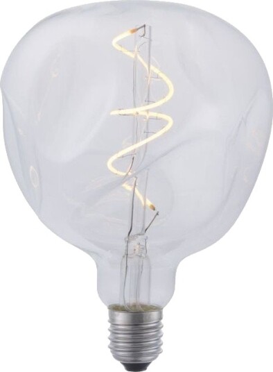 Spl E27 4W XL Flex Mystery LED pære   G125 filament dimbar 2200K klart glass   Dimbar : Dimbar Kulør : Ekstra varm
