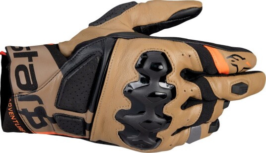 MC-Hansker Alpinestars Belize V3 Drystar Sort/Gobi Brun/Sand S