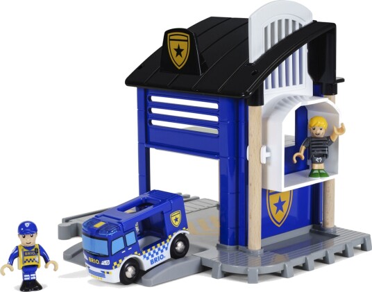 Brio World Politistasjon Lekesett med Lyd og Lys 33813 Brio World Politistasjon Lekesett med Lyd og Lys 33813