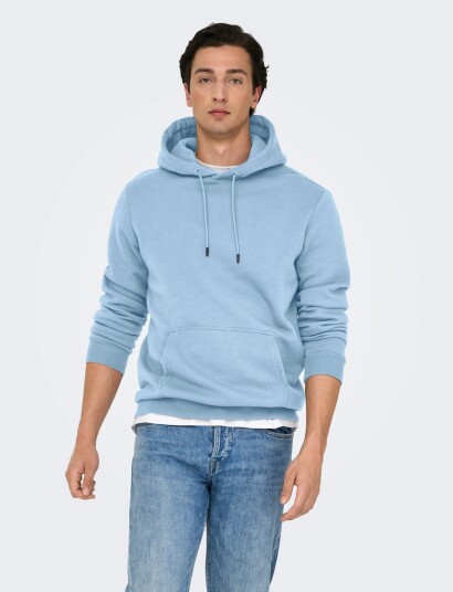 ONLY & SONS Onsceres Hoodie Sweat Noos Blue XS