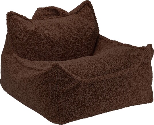 Wigiwama Beanbag Chair Teddy Brown 80X 70X 50CM Wigiwama Beanbag Chair Teddy Brown 80X 70X 50CM