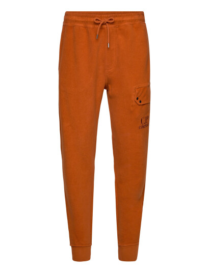 C.P. Company Reverse Brushed & Emerized Diagonal Fleece Mixed Jogger - Orange - XXXL C.P. Company Reverse Brushed & Emerized Diagonal Fleece Mixed Jogger - Orange - XXXL