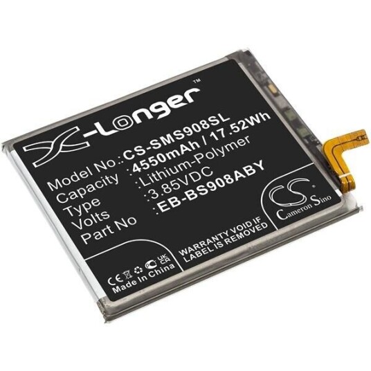Samsung Batteri (4550 mAh 3.85 V, Sort) passende til Samsung Galaxy S22 Ultra