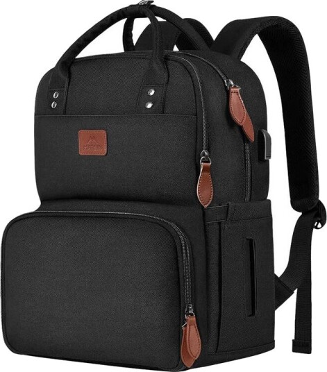 Matein 1162 PC-Ryggsekk Svart 15.6" med Matboks og USB