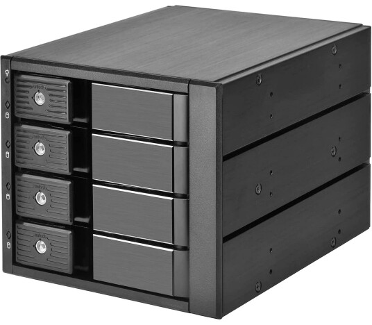 Silverstone SST-FS304-12G Hot-Swap harddiskkabinett 4 brønner 3.5''