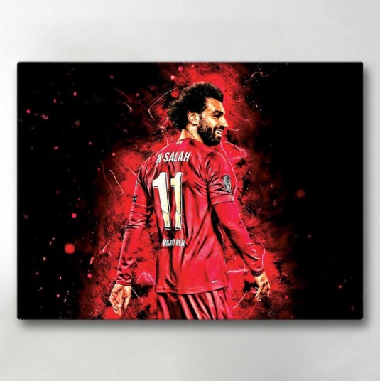 Lerretsbilde / Bilde - Salah - Liverpool - 40x30 cm - Lerret Lerretsbilde / Bilde - Salah - Liverpool - 40x30 cm - Lerret
