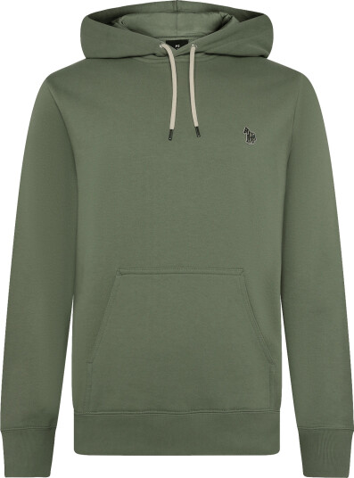 PS Paul Smith Mens Reg Fit Hoody Zebra Khaki green S PS Paul Smith Mens Reg Fit Hoody Zebra Khaki green S