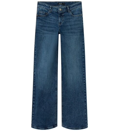 LMTD Nlfbli Dnm Lw S Straight Pant Noos Blue 152