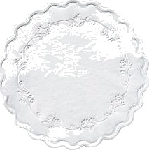 Kopunderlag Ø9cm 8 Lag Romance White,8 Pk X 250 Stk/Krt