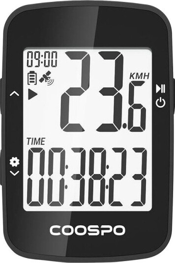 Sykkelcomputer Coospo BC26 2,3" GPS Hastighet Tid svart Sykkelcomputer Coospo BC26 2,3" GPS Hastighet Tid svart