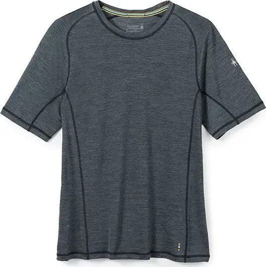 Smartwool Men's Merino Sport Ultralite Short Sleeve Charcoal Heather L